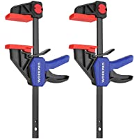 WORKPRO Sargento de Barra 2 Piezas Abrazadera de Barra Set de Sargentos para Carpintería Madera 2X de 300 MM